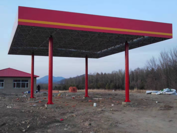 镇江加油站网架