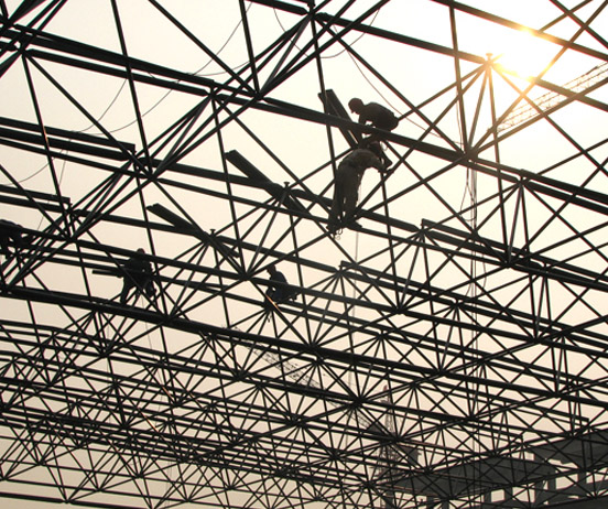 镇江厂房网架安装